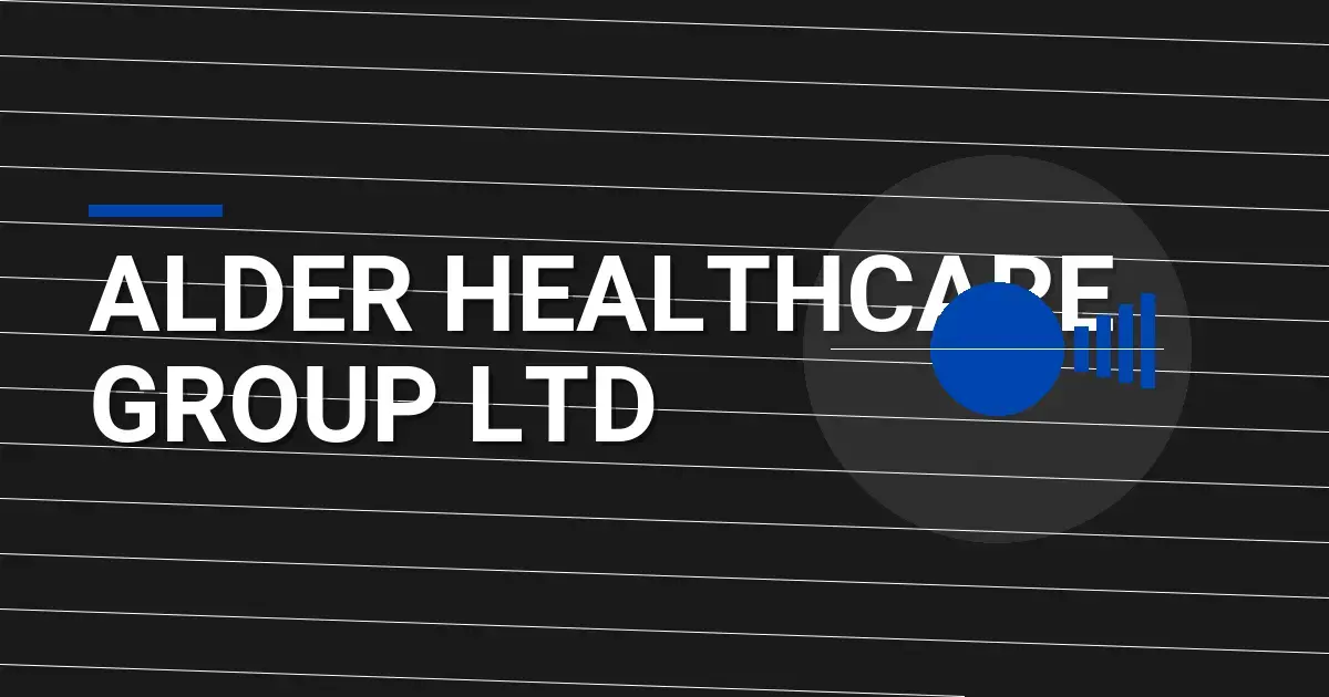 Alder Healthcare Group Ltd