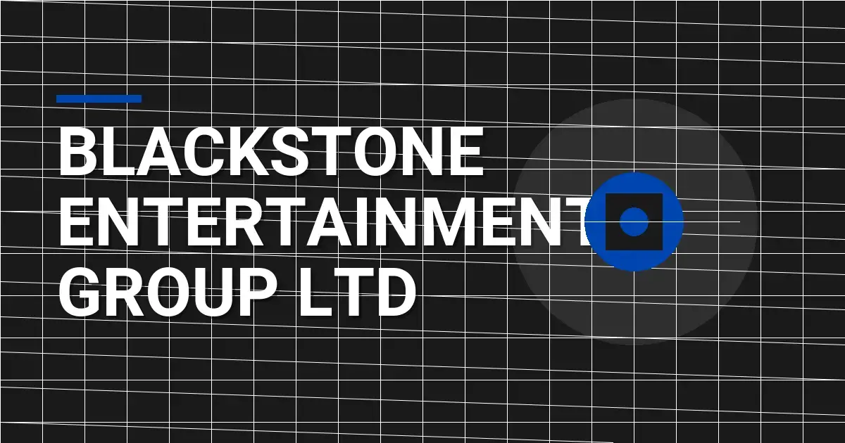 Blackstone Entertainment Group Ltd