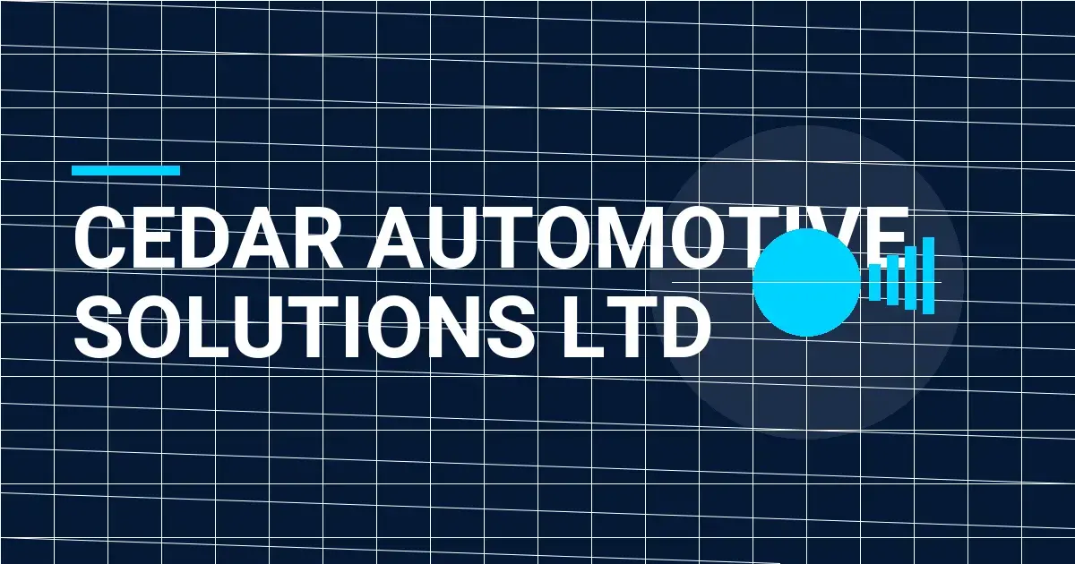 Cedar Automotive Solutions Ltd