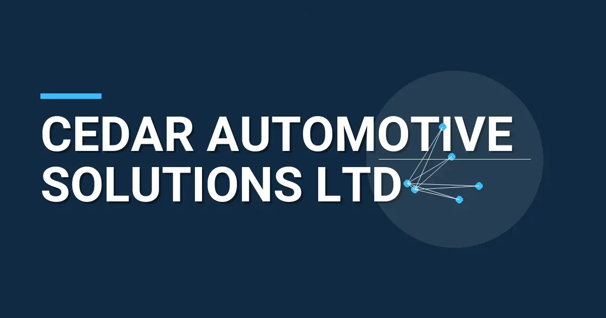 Cedar Automotive Solutions Ltd