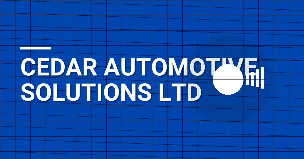 Cedar Automotive Solutions Ltd
