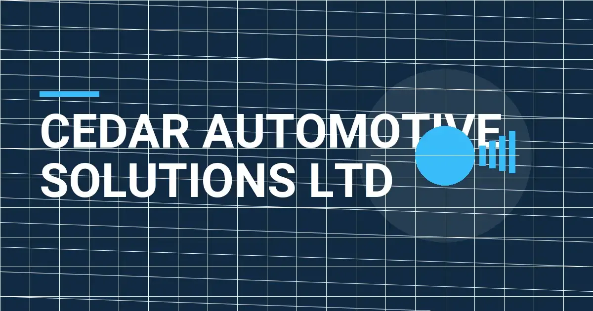 Cedar Automotive Solutions Ltd