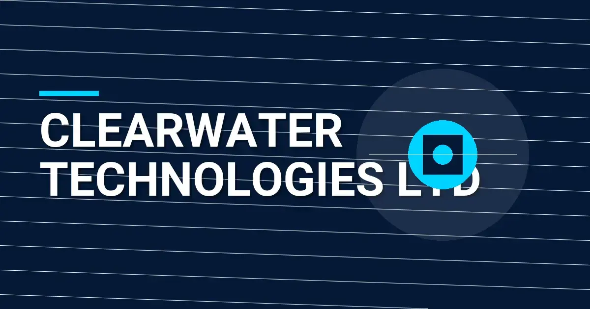 Clearwater Technologies Ltd