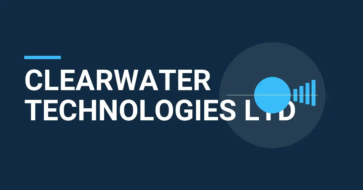 Clearwater Technologies Ltd