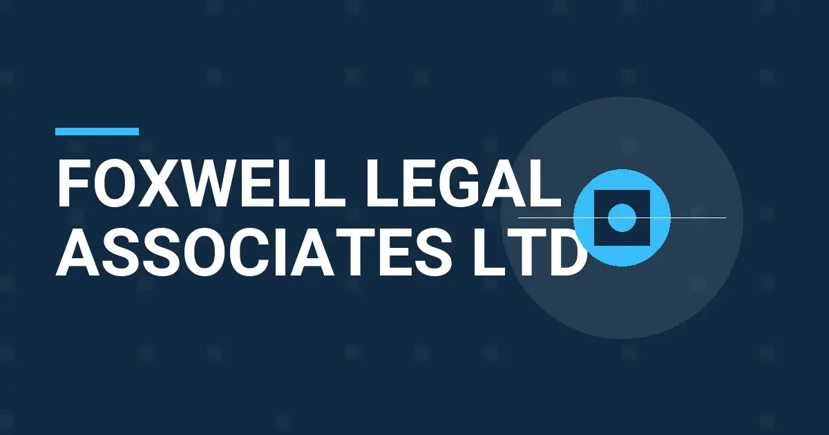 Foxwell Legal Associates Ltd