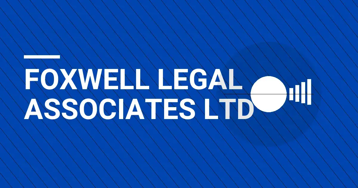 Foxwell Legal Associates Ltd