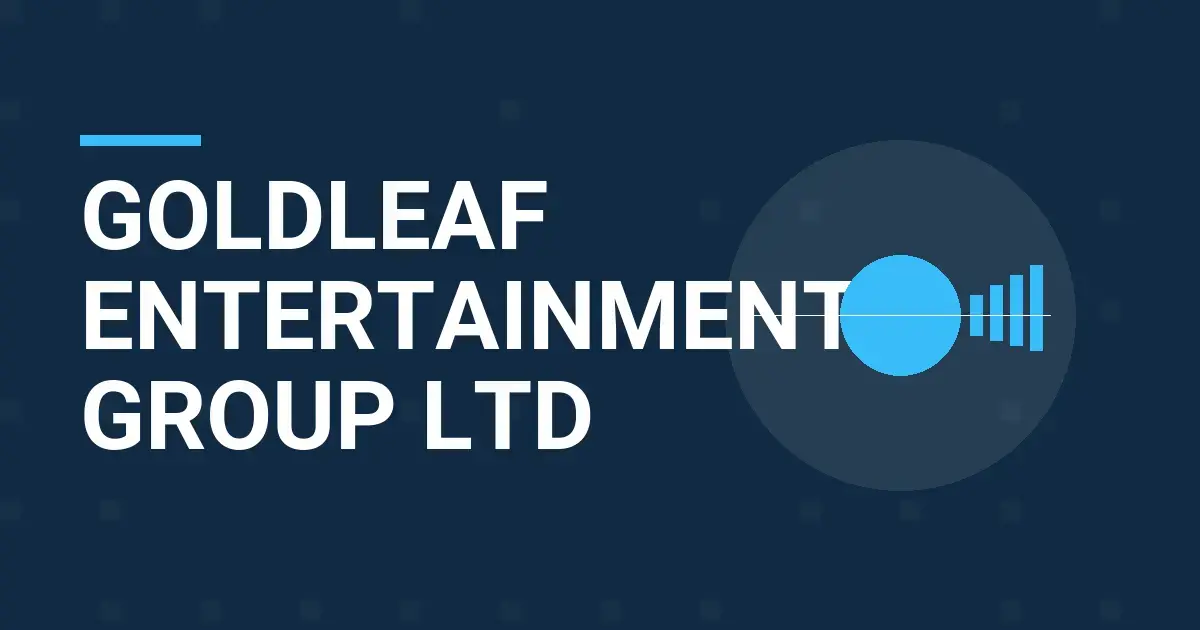 Goldleaf Entertainment Group Ltd