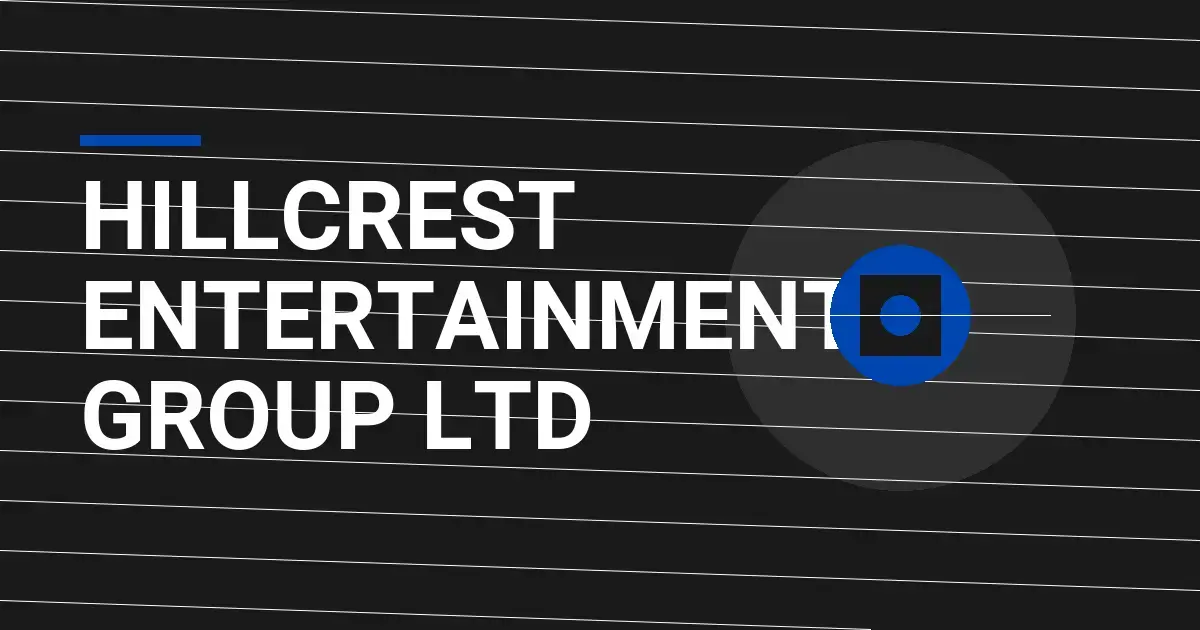 Hillcrest Entertainment Group Ltd