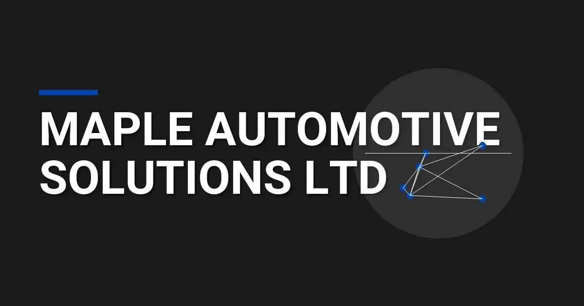 Maple Automotive Solutions Ltd