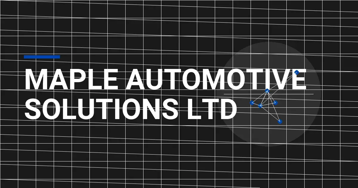 Maple Automotive Solutions Ltd